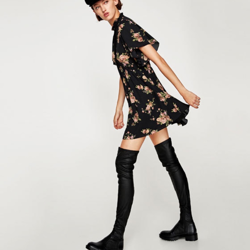ZARA Over The Knee Boot 8